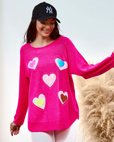 Royalfashion Õhuke naiste südamega kampsun