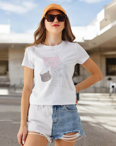 Royalfashion Naiste Puuvillane Bluus