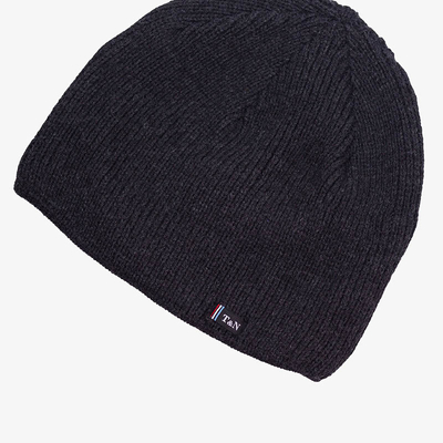 Men's dark gray padded hat - Accessories
