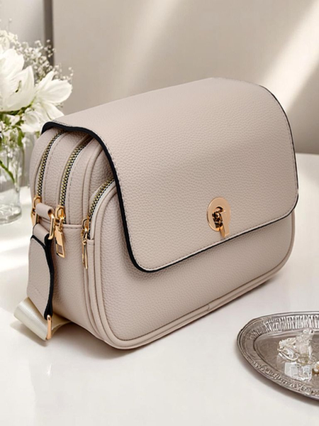 Royalfashion Väike naiste ökonahast käekott kahe sektsiooniga