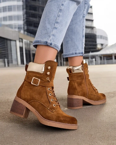 Royalfashion Women's low-heeled ankle boots Nedelin