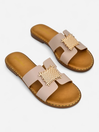 Royalfashion Женские декоративные шлепанцы с орнаментом Crattes