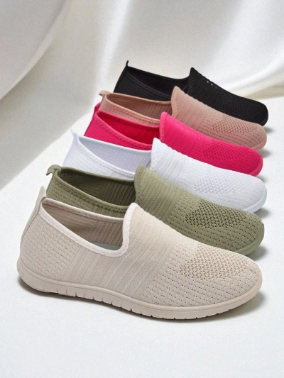 Naiste Mokassiinid Callista Beežid Hingavast Kangast Kevad Suvi