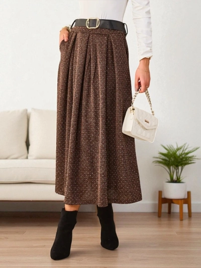 Royalfashion Kvinnors midi kjol