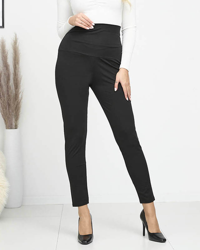 Mustad naiste modelleerivad säärised PLUS SIZE- Rõivad