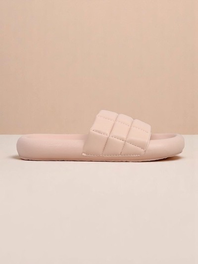 Royalfashion Women's Flat Quilt Walk Flip-Flops