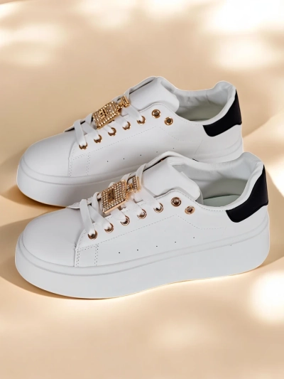 Royalfashion Women's platform sports sneakers Oviger