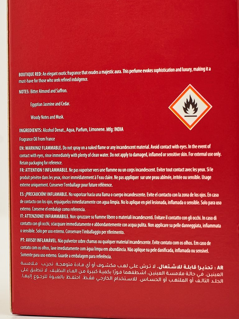 Boutique Red inspireeritud parfüümvesi naistele