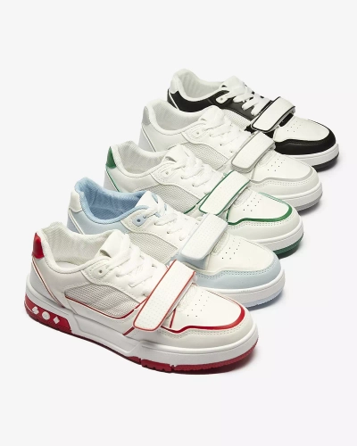 Women's sports sneakers in white-gray color Xirrat- Footwear