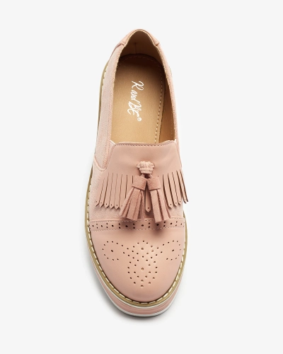 Roosad naiste madala kontsaga poolsaapad Veolita- Footwear