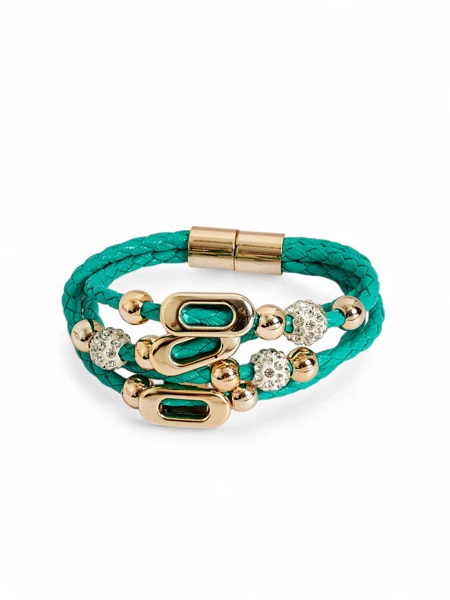 Naiste helmeste ja tsirkoonkividega käevõru