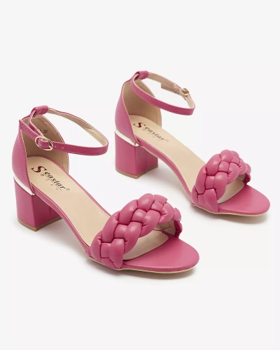 Fuksia naiste postisandaalid Marines - Jalatsid