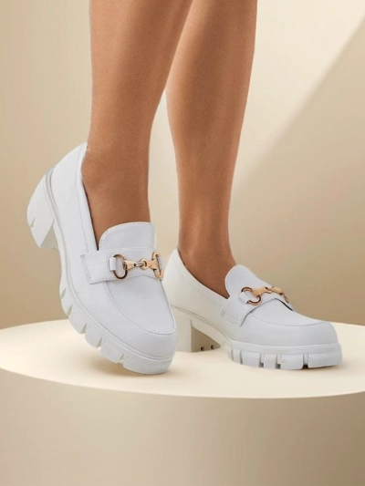 Royalfashion Women's moccasins with low heel Tollere
