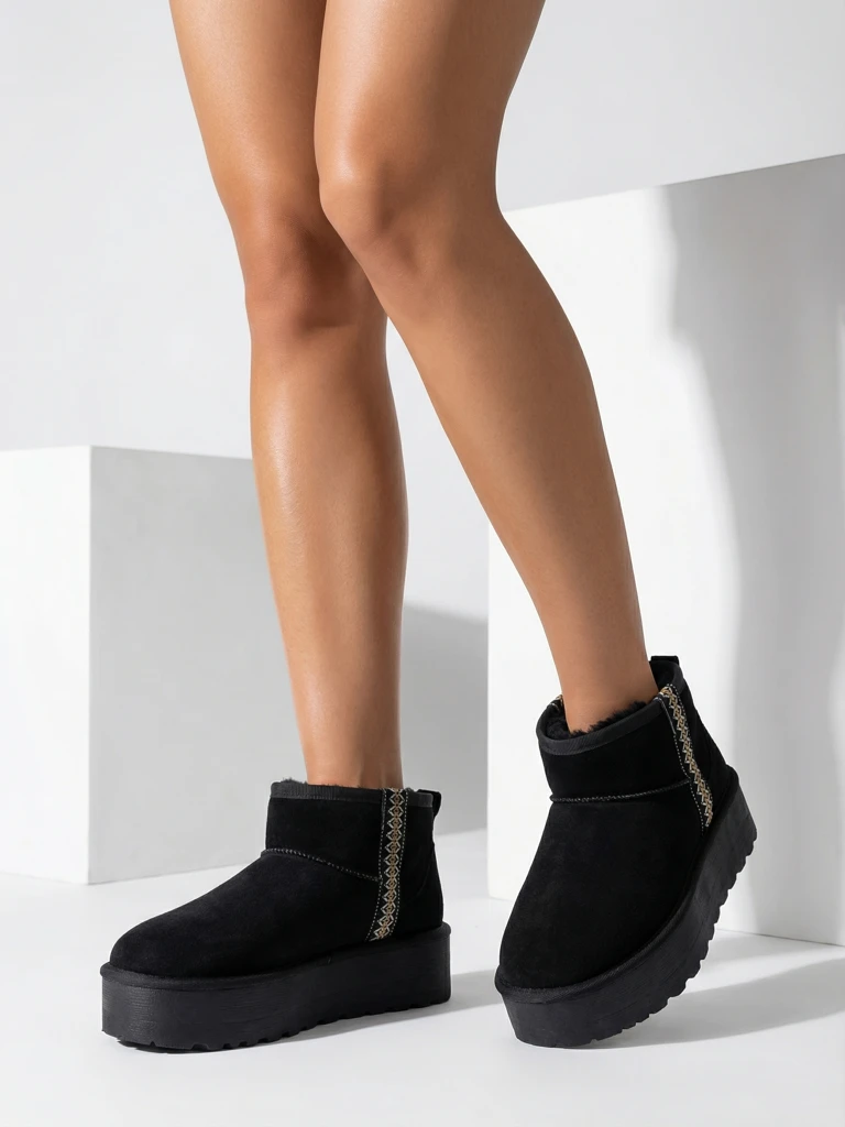 Royalfashion Short woctash arct'ul snow boots a'la Haluzi