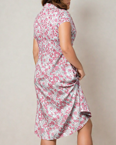 Royalfashion Naiste lilleline midi-kleit