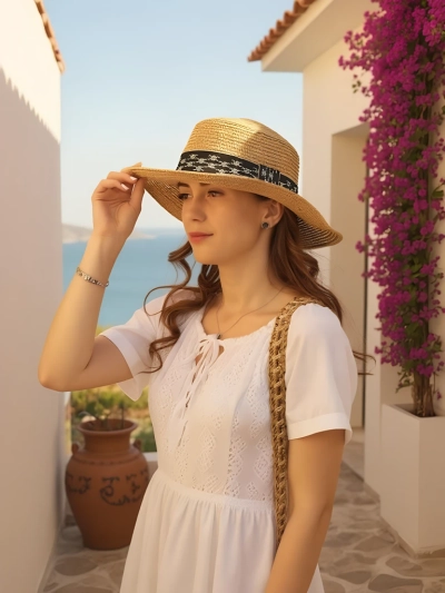 Royalfashion Naiste õlgkübar Silky Shade