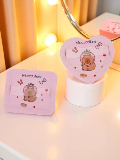 Compact makeup brush set