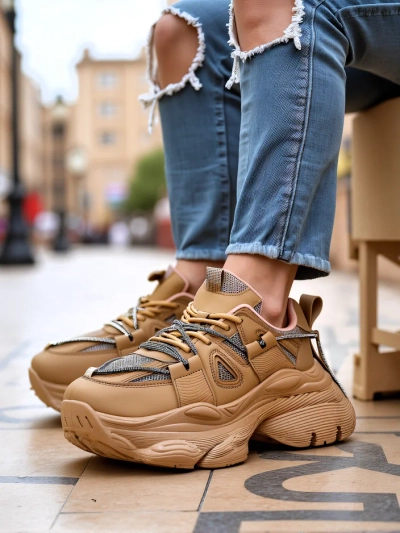 Royalfashion Naiste Sneakers Paksul Sokiga Reterri