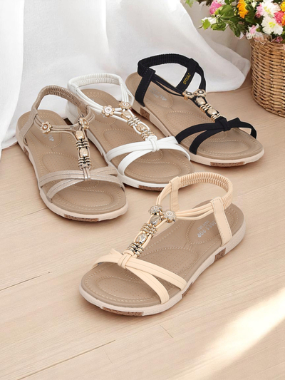 Royalfashion Women's sandals with adornments Veve