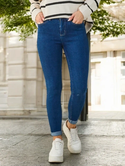 Royalfashion Puuvillased naiste kitsad teksad