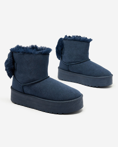 Royalfashion Women's boots a'la snow boots in black Goroggo