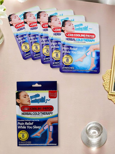 Cooling patches for legs for better sleep 8H (6 pcs.)
