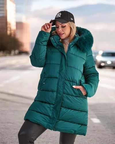 Royalfashion Naiste tikitud talvejope