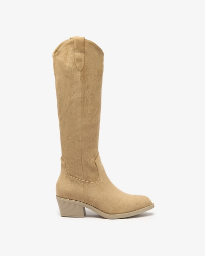 Royalfashion Women's insulated boots in camel Comfy Elegance