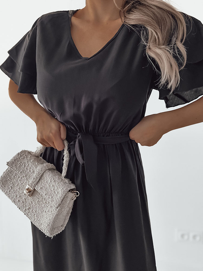 Royalfashion Naiste lihtne midi-kleit