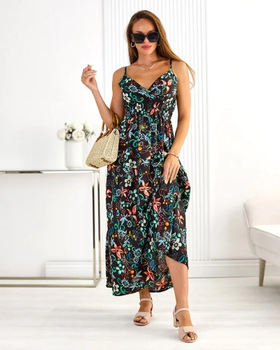 Royalfashion Женское хлопковое платье-миди