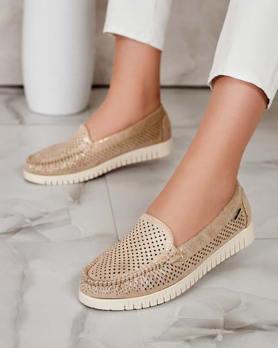 Royalfashion Женские ажурные мокасины Nafis