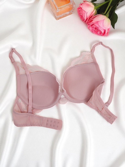 Royalfashion Naiste pitsiga push-up rinnahoidja Luna Push-Up