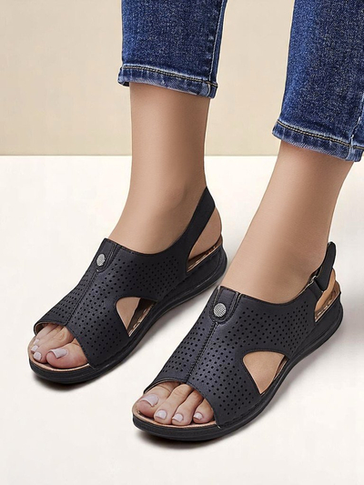 Royalfashion Women’s cut-out sandals Leminni