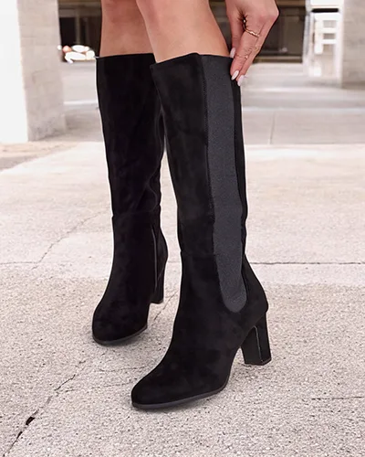 Royalfashion Women's knee-high boots Wrioloc