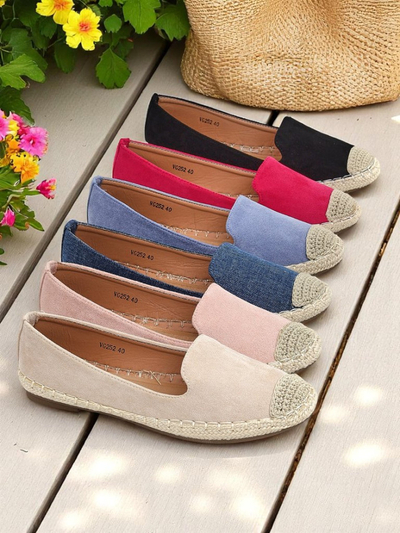 Royalfashion Naiste öko-seemisnahast espadrillid Bombei