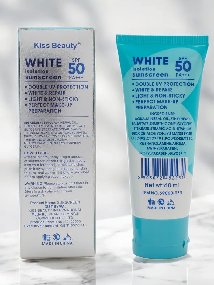 Kiss Beauty päikesekaitsekreem 50 SPF 60ml