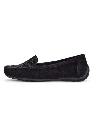Royalfashion Women's moccasins with rhinestones Ezuess