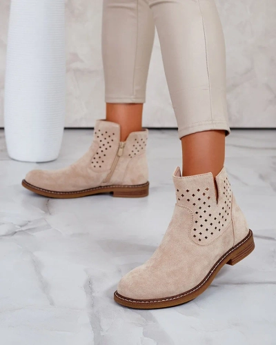 Royalfashion Light brown women's Rito boots