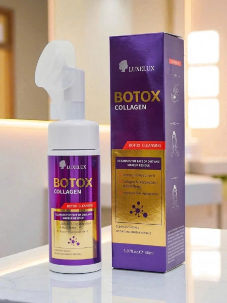 Puhastav ja niisutav näovaht kollageeniga ning harjaga