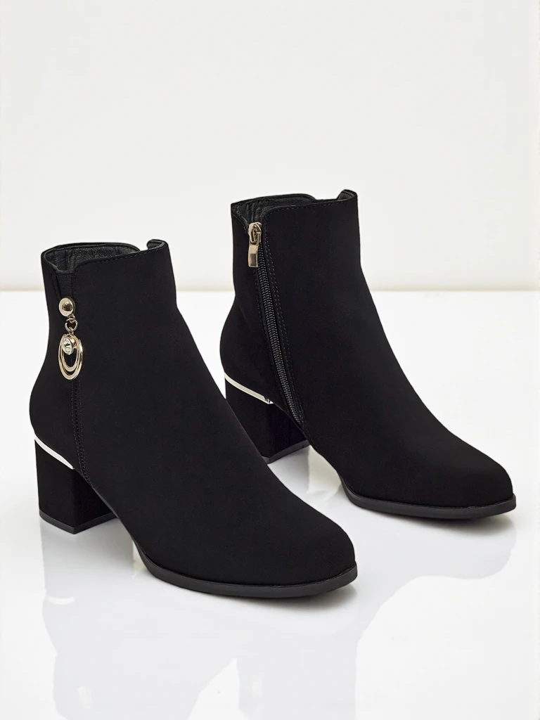 Women's Eco-Leather Heeled Ankle Boots Norevaya