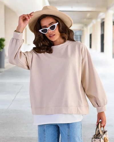 Royalfashion Women's Cotton Thin Sweatshirt
