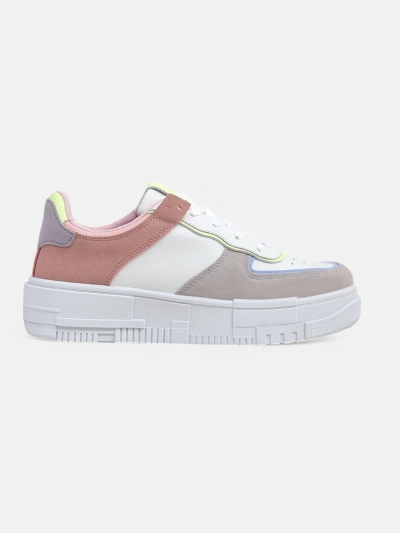 Women's Hypatia Pastello sneakers light gray eco leather spring 4cm