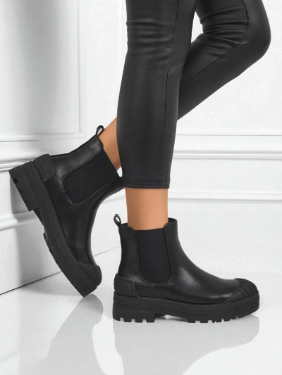 Amber Veil Platform Ankle Boots