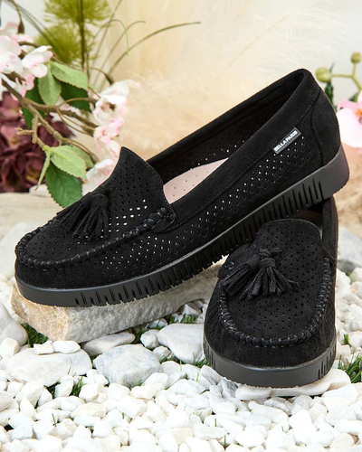 Royalfashion Женские ажурные мокасины Molaffa