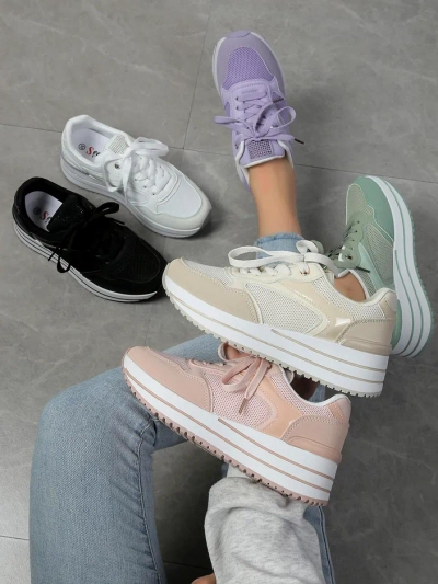 Royalfashion Women's sporty platform sneakers Revided