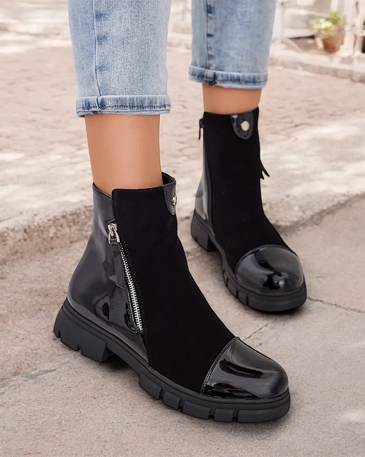 Royalfashion Classic women's ankle boots a'la jodhpurs Urbanis