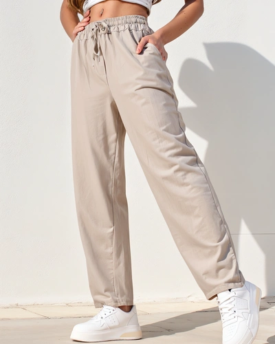 Royalfashion Naiste puuvillased sirged püksid