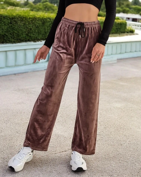 Royalfashion Naiste dressipüksid a'la velour