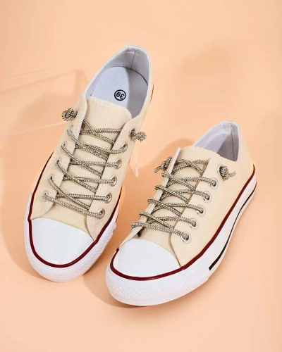 Royalfashion Women's sneakers with decorative laces Timi