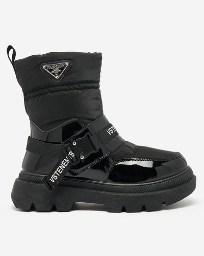 Royalfashion Naiste mustad lumesaapad Fiellar